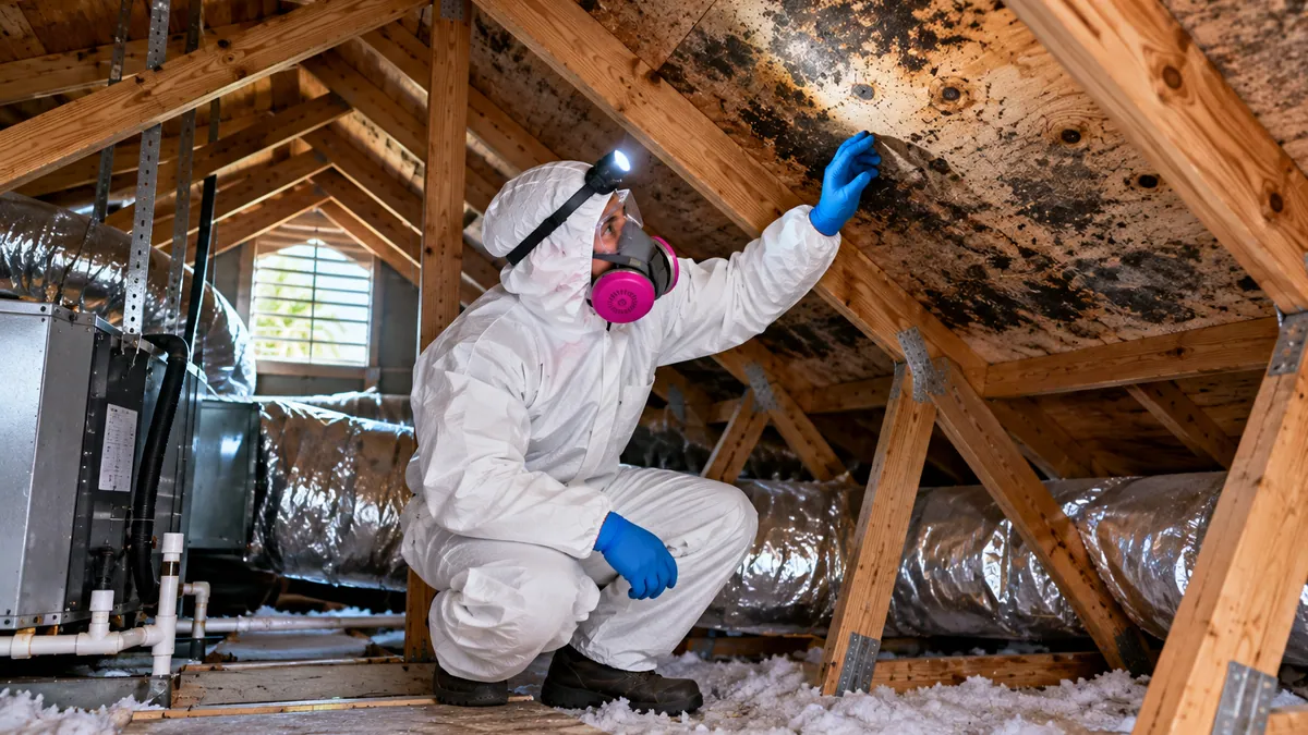 Attic Mold Removal in Lake Worth Beach